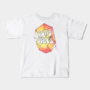 Good Vibes Only Crystal Kids T-Shirt